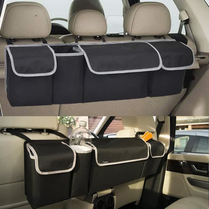 Acheter Sac de rangement multi-poches pour siège arrière de voiture, sac de  rangement divers, organisateur d'accessoires de coffre de véhicule