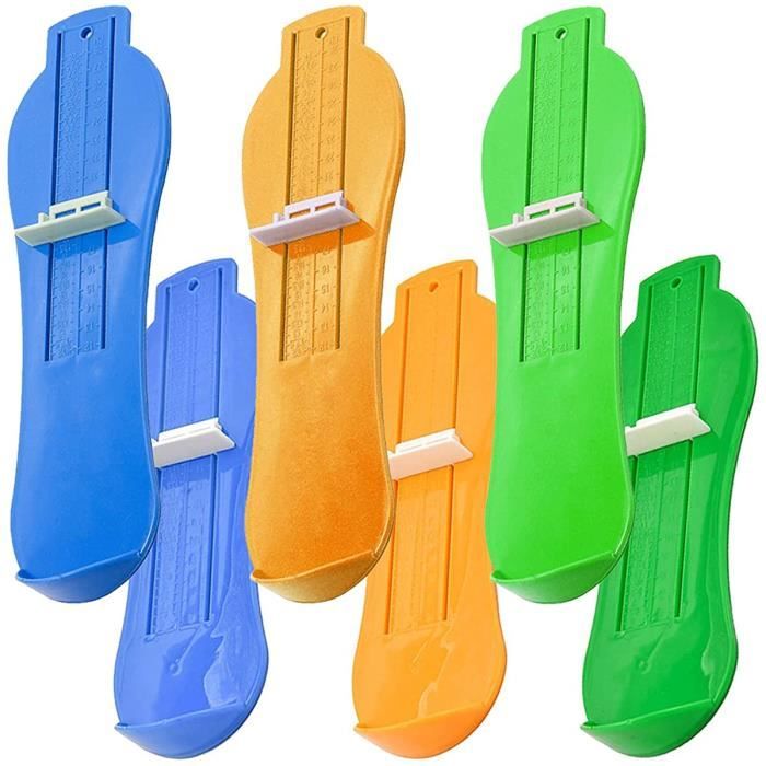 Mesureur De Pointure Pied Adulte/Enfant - Ulinker - Plastique - Tailles EU 18-47 / UK 2-12 - Rouge