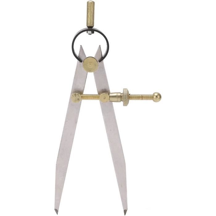 Boussole Artisanale en Cuir en Acier 45, Compas Diviseur D'aile, Compas