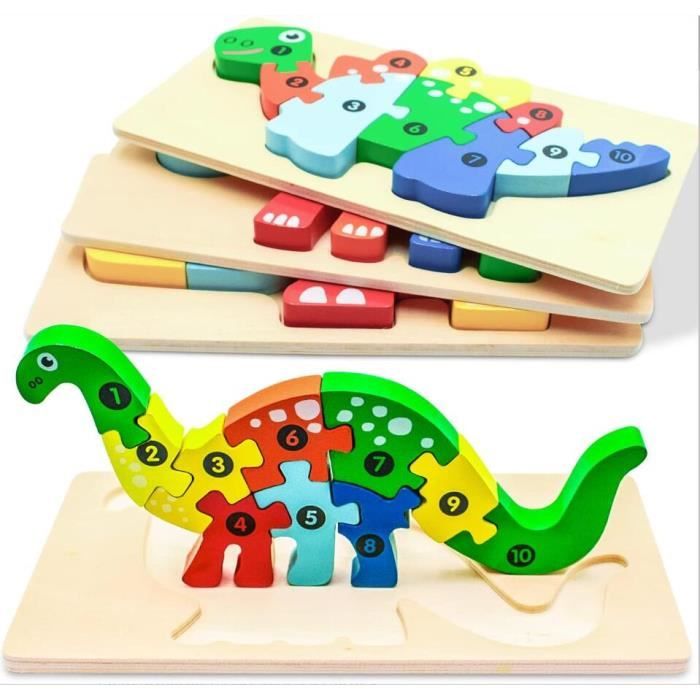Achiyway – Train Alphabet En Bois Magnétique 28 Pièces – Lettres Double Face Et Animaux – Dès 2 Ans