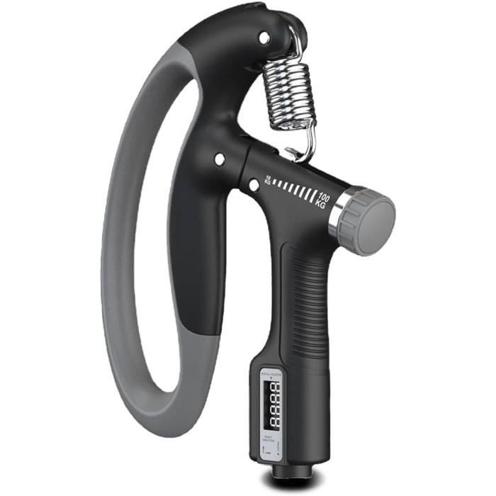 Hand Grip Elettronico Regolabile 10-100 Kg - Allenatore Per Forza Delle Mani Verde - Foto 6