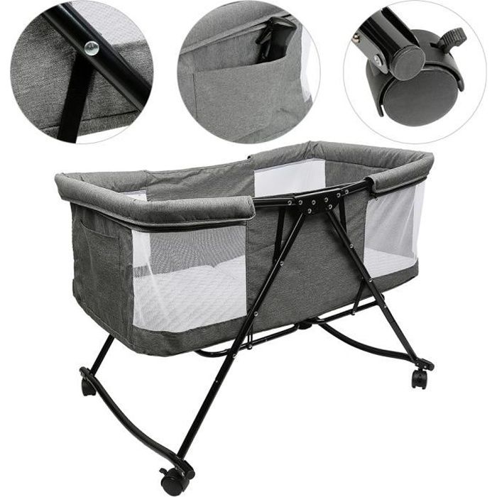 KELUODAE® Portable Berceau Cododo Lit bebe Avec moustiquaire
