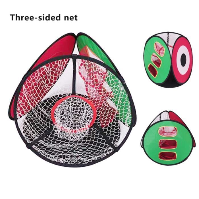 Golf Filet De Pratique À Trois Côtés, pour Le Jardin Arrière Pratique Chipping Conduite, Frapper Golf Filet De Pratique À Trois Côtés, pour Le Jardin Arrière Pratique Chipping Conduite, Frapper