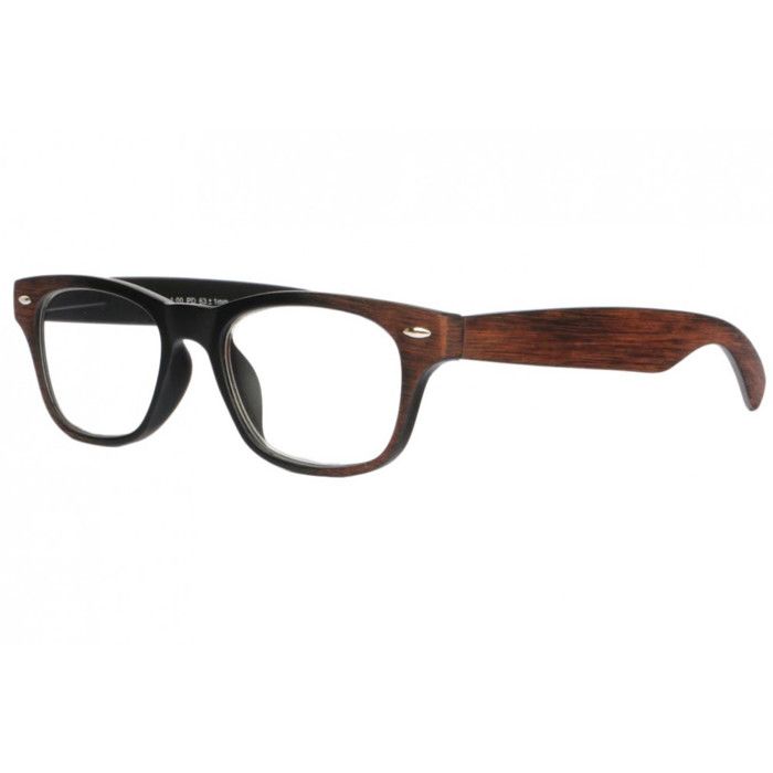 Lunettes Loupes-Proloupe-Lunettes de Lecture Bois Marron Foncé