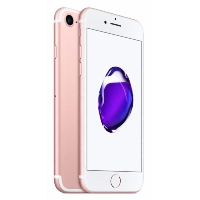 APPLE Iphone 7 32Go Or rose - Reconditionné - Etat correct - Cdiscount  Téléphonie