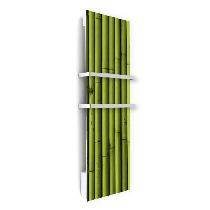Radiateur Sèche-Serviettes Électrique ILO Émeraude 750W - Design Unique, Rayonnant, Extra Plat Avec +17 Motifs - Fabriqué En France - 5