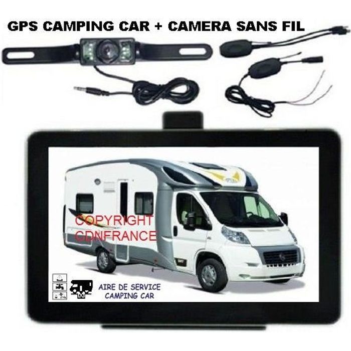 Car Rover Sans fil Camion Cam/éra de Recul Syst/ème de Stationnement avec 7 HD TFT Monitor