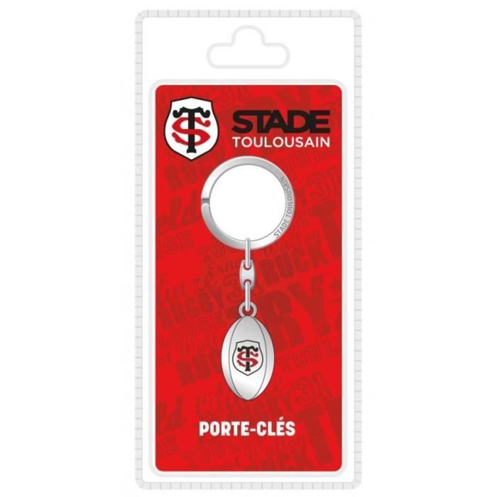 porte clefs metal france stade toulousain blister 18 cdiscount bagagerie maroquinerie