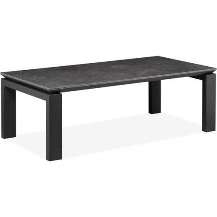 Table Basse Ceramique Grise Anthracite Pieds Metal Ceramik Achat Vente Table Basse Table Basse Ceramique Grise Cdiscount