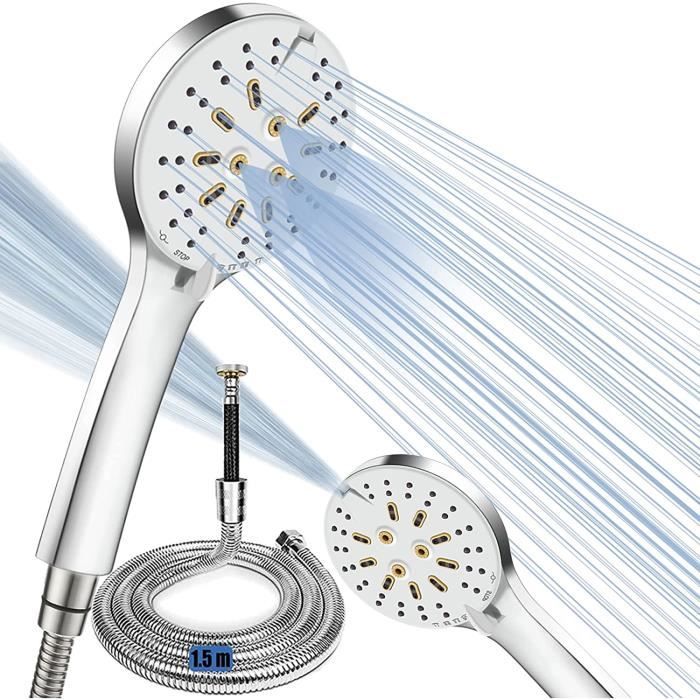 Douche Portable Camping 5L – 7 Modes De Pulvérisation, Pression Manuelle, Idéale Pour Randonnée, Plage Et Animaux