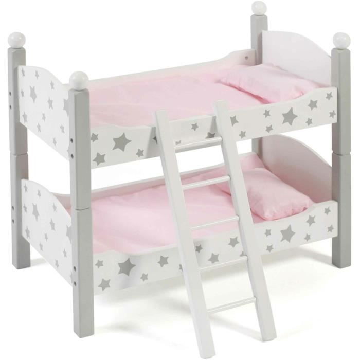 Stars Lit Superpose Pour Poupees Gris Cdiscount Jeux Jouets Stars Lit Superpose Pour Poupees Gris Cdiscount Jeux Jouets