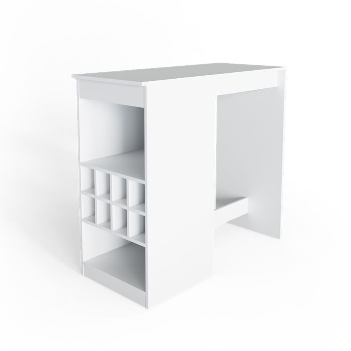 Table de bar Ross 115x50cm Blanc Vicco 30470