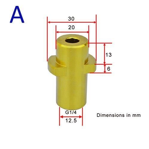 Tuyau De Nettoyage Haute Pression 200 Bar Avec Adaptateur Baïonnette Pour Kärcher Et Kränzle - Buse Rotative Inox Et Rigide - Longueur 8 Mètres