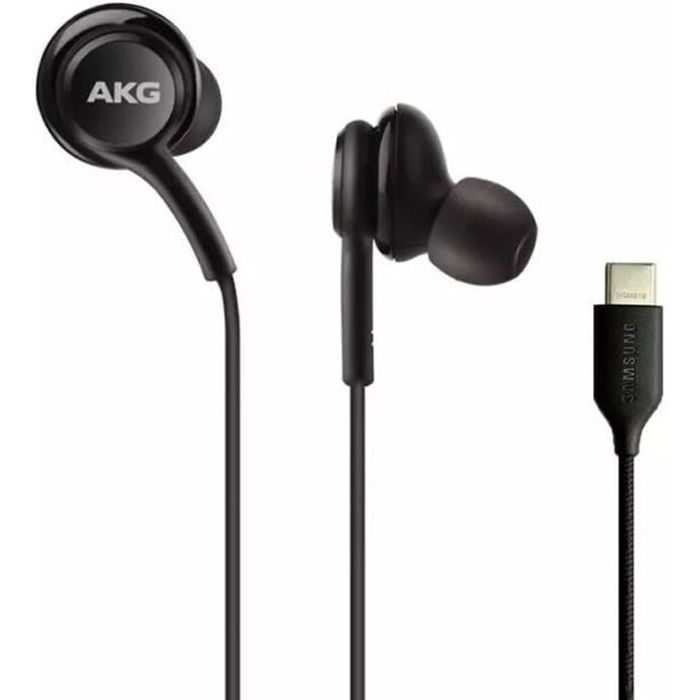 Casque audio Écouteurs HIFI numériques d'origine Samsung AKG DAC USB TYPE C  avec micro-télécommande pour Galaxy S20 Note 10 - Black - Cdiscount TV Son  Photo