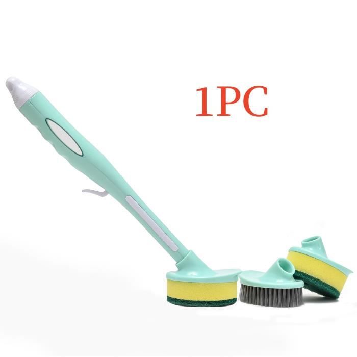 Gucass 4 en 1 Brosse à Vaisselle avec Distributeur de Liquide, Brosse pour Vaisselle avec Manche et Support, Brosse de Cuisine Rechangeable pour Lavage Vaisselle, Nettoyage Casserole Poêle Évier, Gris Gucass 4 en 1 Brosse à Vaisselle avec Distributeur de Liquide, Brosse pour Vaisselle avec Manche et Support, Brosse de Cuisine Rechangeable pour Lavage Vaisselle, Nettoyage Casserole Poêle Évier, Gris