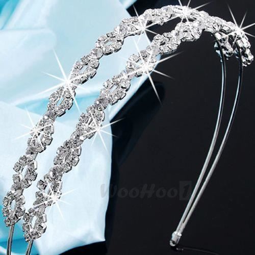 Serre-Tête Mariée Argent Cristal FAIRYGATE - Accessoire Cheveux Élégant Feuilles