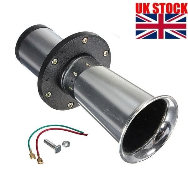 12V 110DB Car Horn Speaker Tone Horn Vintage Old Style AHH-OOO-GAH - View #4