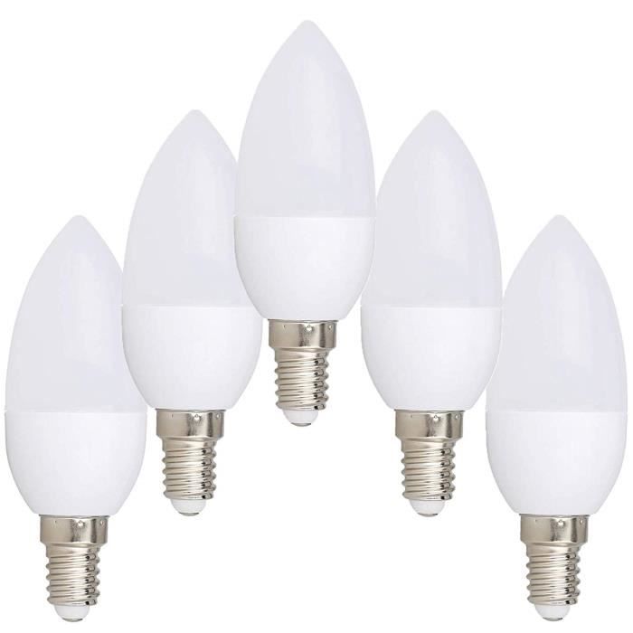 Ampoules 10 x 60 W Watts Ses E14 Clair Bougie Petit Edison Vis en Bougie Ampoule Ampoules Maison