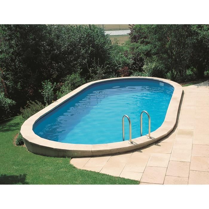 gre star pool kit piscine enterree ovale 5x3x1 20 m cdiscount jardin