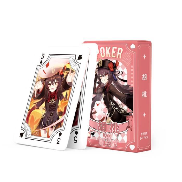 Rouge - Cartes de jeu de société Anime Cartoon Genshin Impact Cosplay,  Shikanoin Heizou Collei Yata ko, Couve - Cdiscount Jeux - Jouets