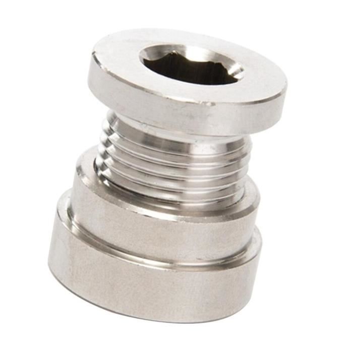 Bouchon D'oxygène O2 En Acier 304 - Filetage 18 X 1.5, étagé Pour Soudage Facile - Lot De 2 - 10
