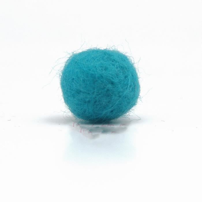 8 Boules Cœur En Feutre De Laine - Déco Artisanale, Accessoires Photo Bébé, Mariage (4 Cm)