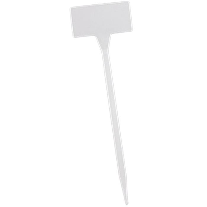 Étiquettes Plantes Jardin - 50 Pièces - Type T Inversé Jaune - 30cm De Hauteur - Marqueur Potager