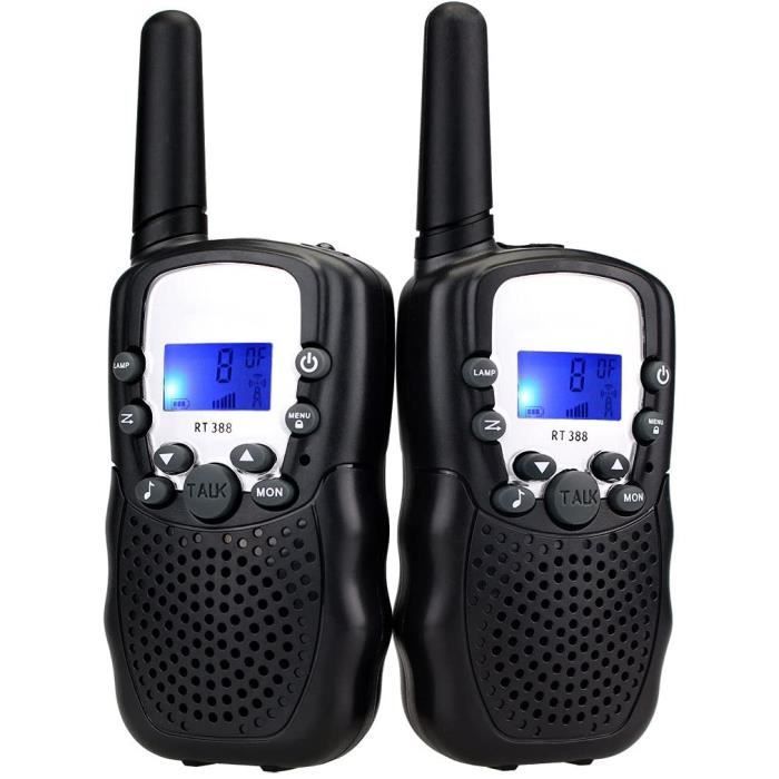 Retevis RT388 Longue Portée Talkie Walkie Enfant, 8CH Lampe de Poche VOX pour Garçons et Filles, 3-12 Ans Enfants Jouets,Cadeaux d'Anniversaire pour Activités (1 Paire, Bleu Ciel Retevis RT388 Longue Portée Talkie Walkie Enfant, 8CH Lampe de Poche VOX pour Garçons et Filles, 3-12 Ans Enfants Jouets,Cadeaux d'Anniversaire pour Activités (1 Paire, Bleu Ciel
