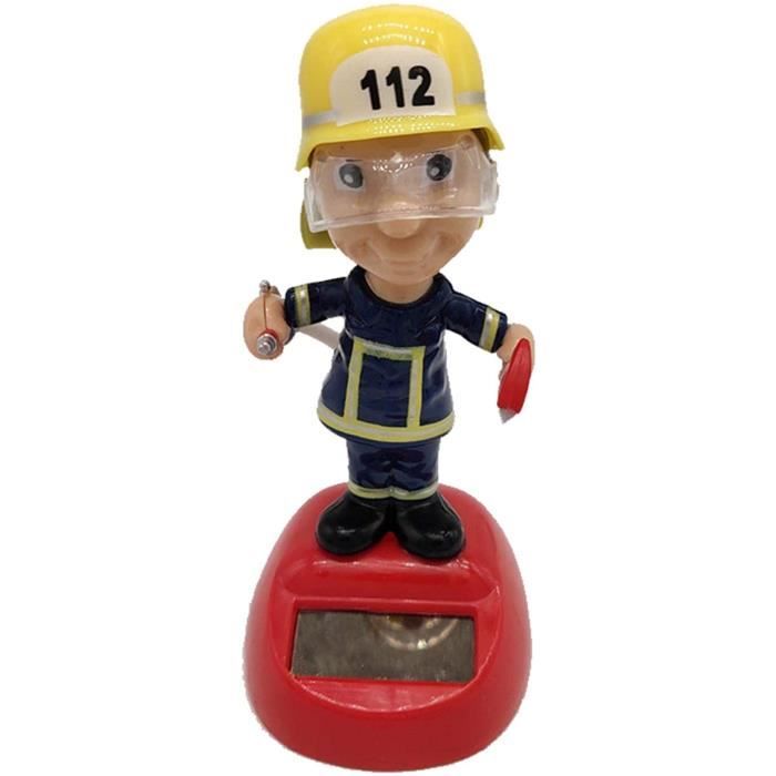 Figurines De Danse Solaire - Jouet De Pompier Solaire Solaire | Figures De Danse Solaire À Énergie Solaire | Bureau , Tableau De Bord De Voiture, Décoration De Fenêtre pour Le Bureau