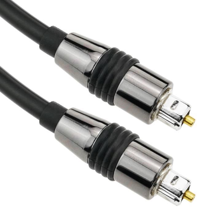 Câble audio optique numérique Toslink 3 Cdiscount Informatique