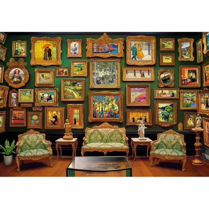 Puzzle 1000 pièces - CASTORLAND - Galerie dart - 68 x 47 cm - Tableaux et peintures - Dès 12 ans Puzzle 1000 pièces - CASTORLAND - Galerie dart - 68 x 47 cm - Tableaux et peintures - Dès 12 ans