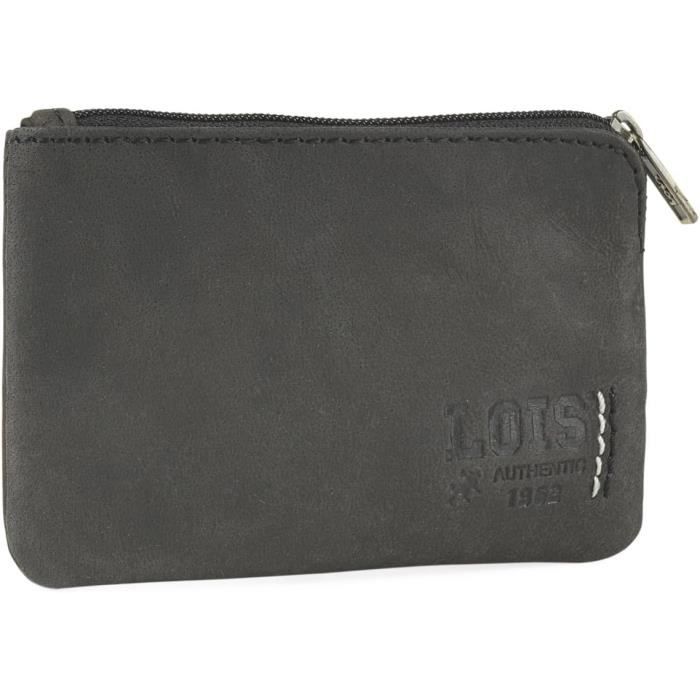 JASLEN Petit Porte-Monnaie Homme Cuir Souple Multi-Rangements Avec Protection Anti-RFID - Format Compact