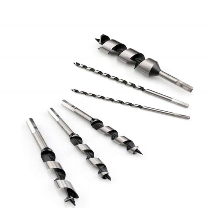 Lot De 4 Forets Hélicoïdaux En Carbure Cémenté 6mm X 150mm - Marque Uxcell, Neufs