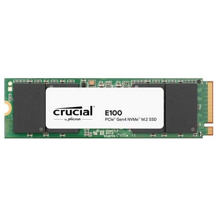 Crucial E100 .2 PCIe NVMe 480 Go