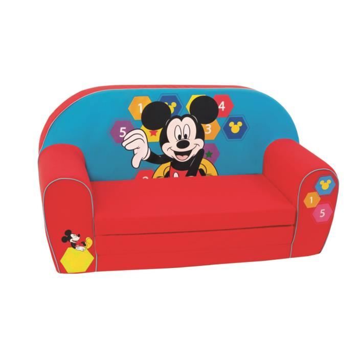 disney mickey canape spectrum cdiscount puericulture eveil bebe