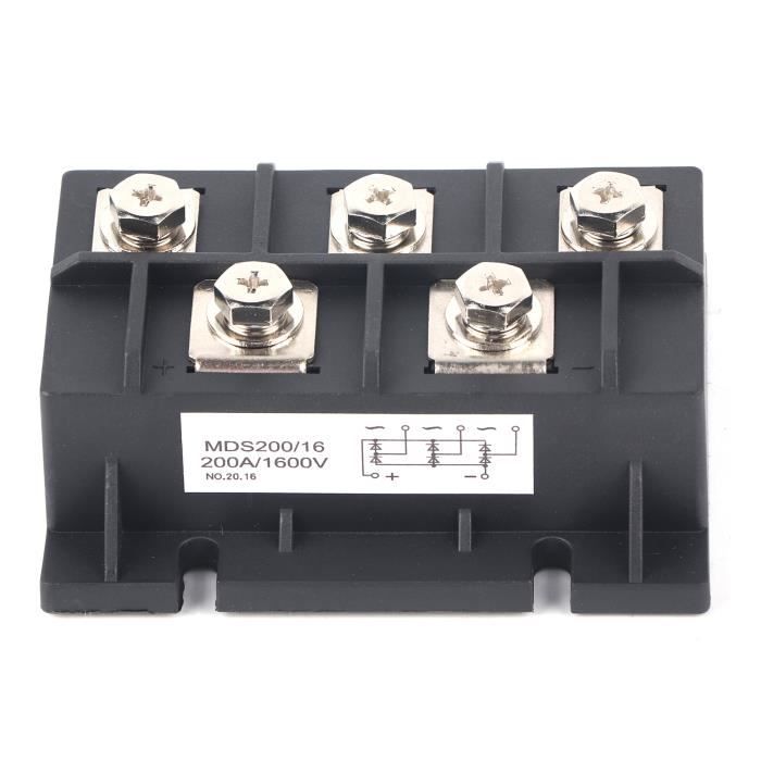 Pont Redresseur Triphasé MDS-150A 1600V - Module Diode Haute Puissance Pour Onduleurs Et Chargeurs