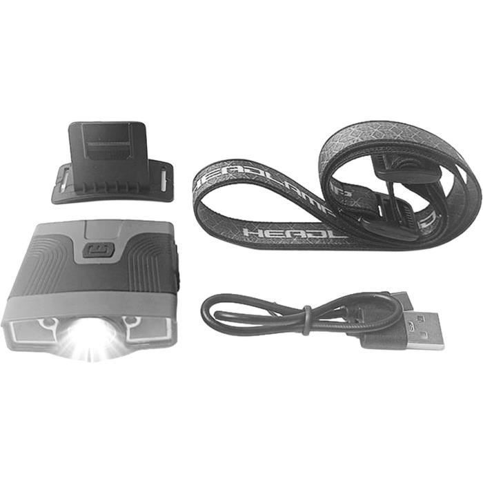 Lampe Clip Casquette - 11 LED - Alimentation 3xAAA - Pour Pêche, Camping, Randonnée