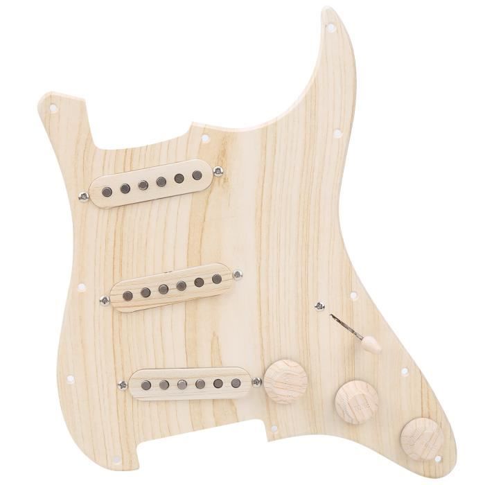 Plaque De Protection (Pickguard) Pour Guitare électrique | Design écaille De Tortue Rétro | En PVC Et Celluloïd - 3