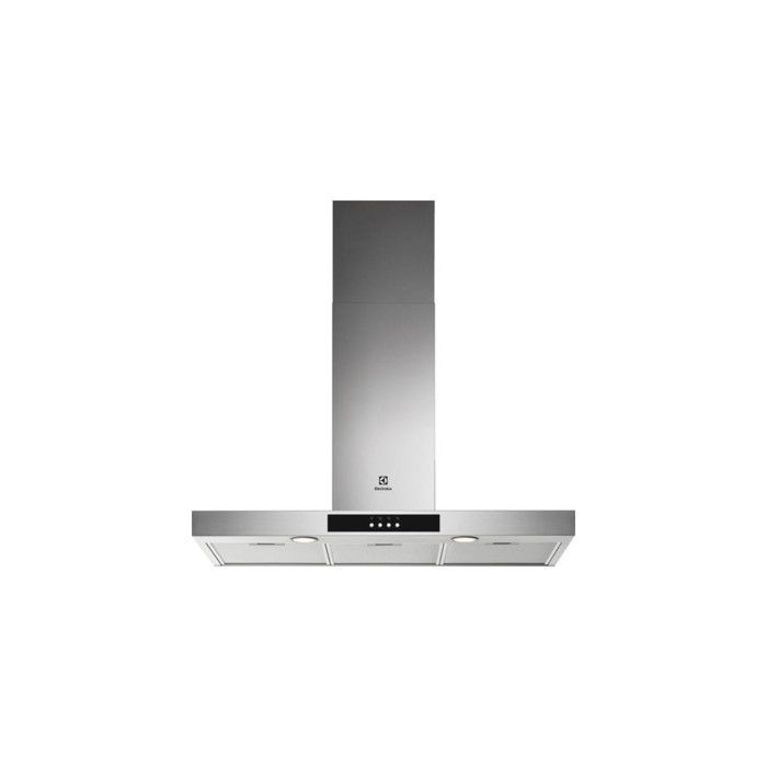ELECTROLUX Hotte Décorative Murale Aspirante Inox Largeur 90cm Débit d'air 600 m3h