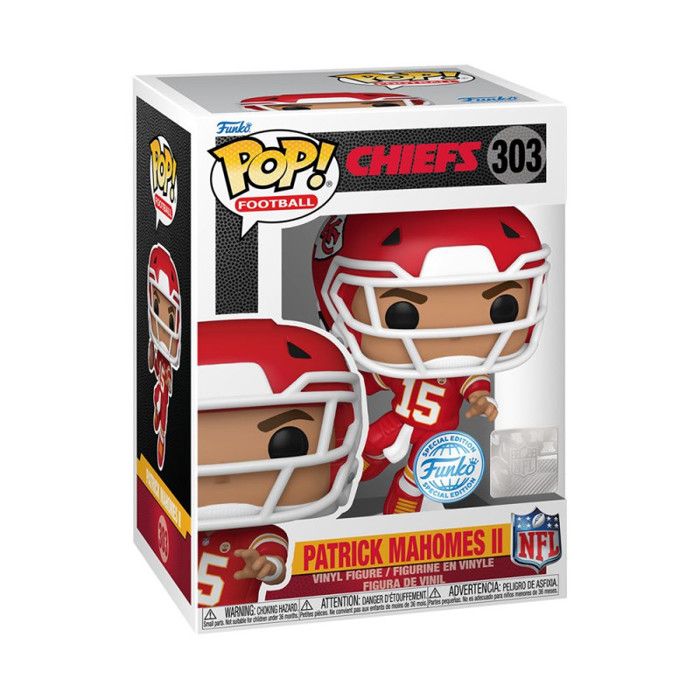 Figurine Funko Pop NFL Chiefs Patrick Mahomes II - vue 3