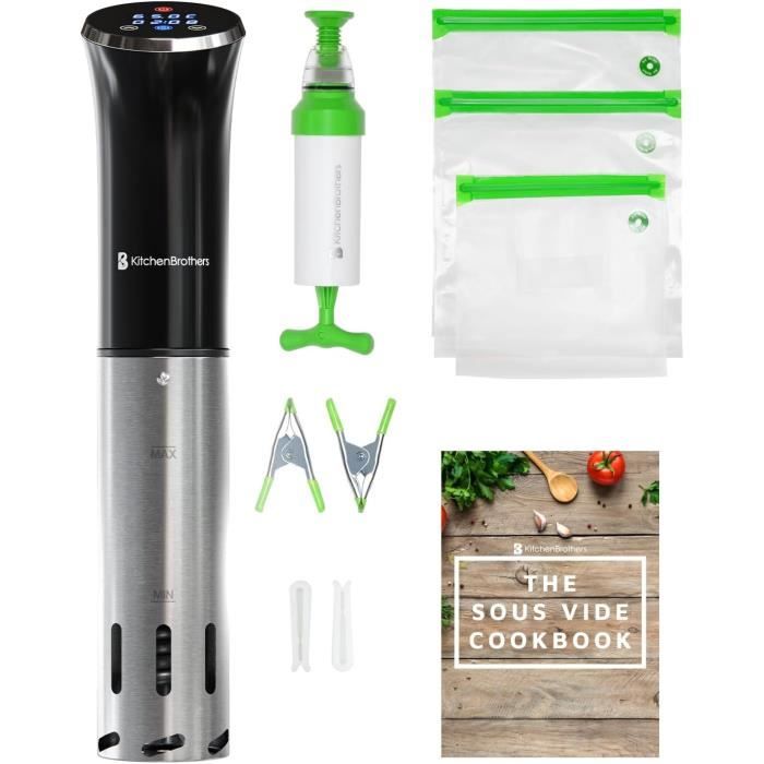 Royal Catering RCPSU-500 Cuiseur Sous Vide Professionnel 500W - 16L, 30-95°C, LCD, Minuterie Jusqu'à 99h