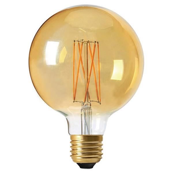 Ampoule LED Filament - G125 E27 - 4W (équiv. 30W) - Dimmable - Blanc chaud 2100K