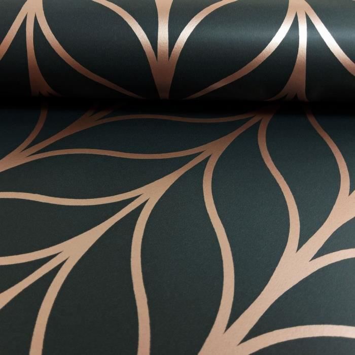 Avoir Images Holden Papier Peint Geo A Rayures Miroitant Gold Rose Noir Achat le plus cool salutations