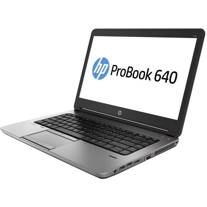 HP Probook 640 G1 Noir Reconditionné - vue 1