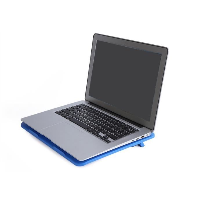 Coussin Refroidisseur PC Portable Gamer - 6 Ventilateurs LED Bleue - Support Ventilé Métal Pour éviter La Surchauffe - 1