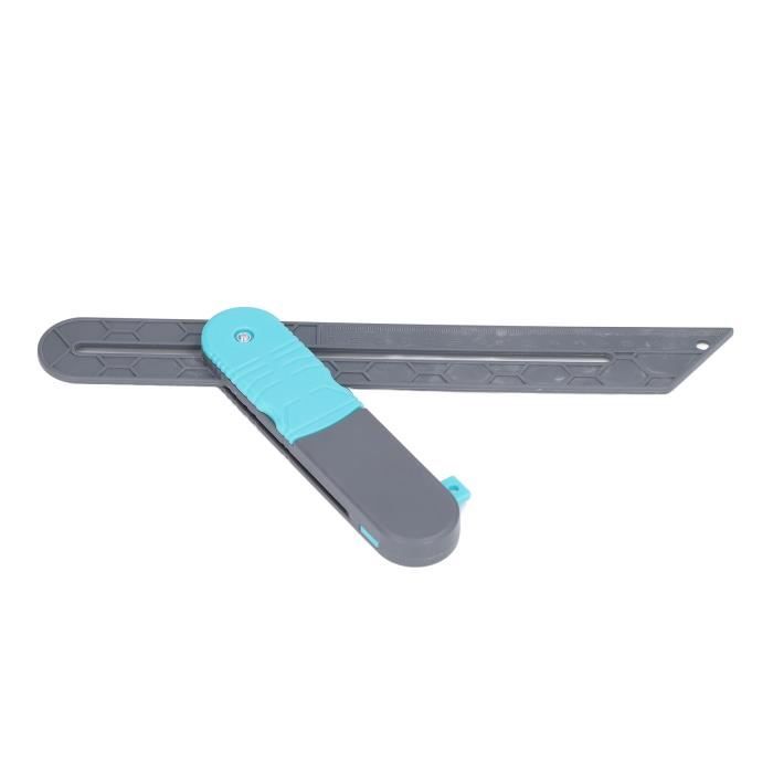 Jauge Coulissante En Forme T Pour Tricot Et Couture - Outil 5 En 1, Mesures En Cm Et Pouces, Plastique Jaune