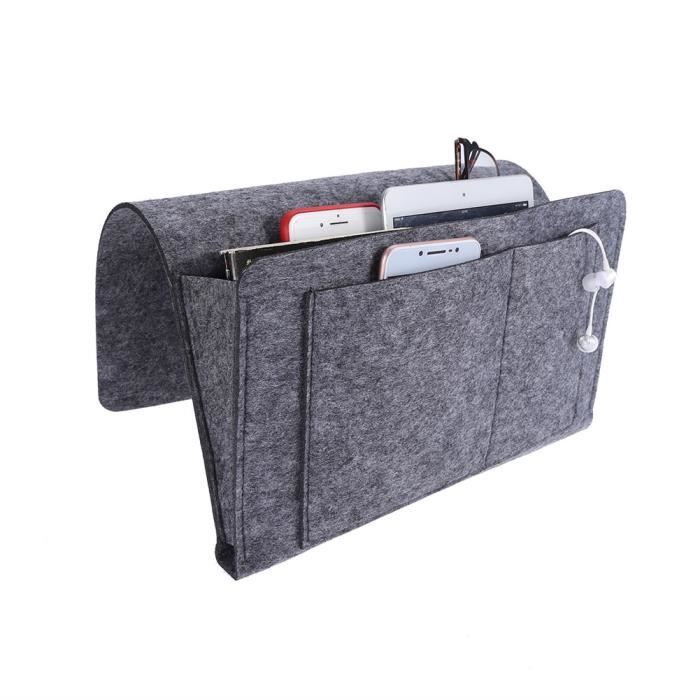Porte-télécommande Pour Accoudoir De Canapé - 5 Poches, Antidérapant - Organisation Salon Et Bureau