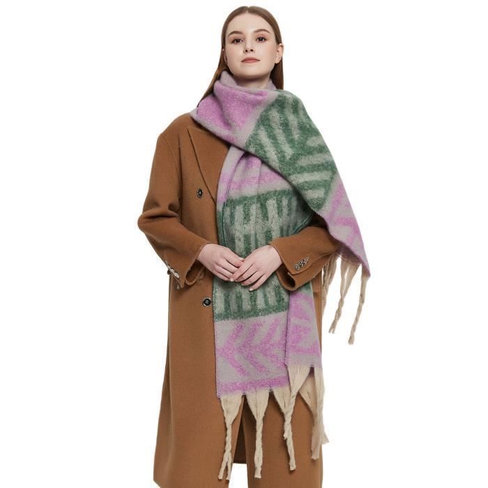 Châle Pashmina Femme Automne-hiver - Tricoté Léger, Doux Et Chaud, écharpe Polyvalente Pour Sortie Ou Mariage