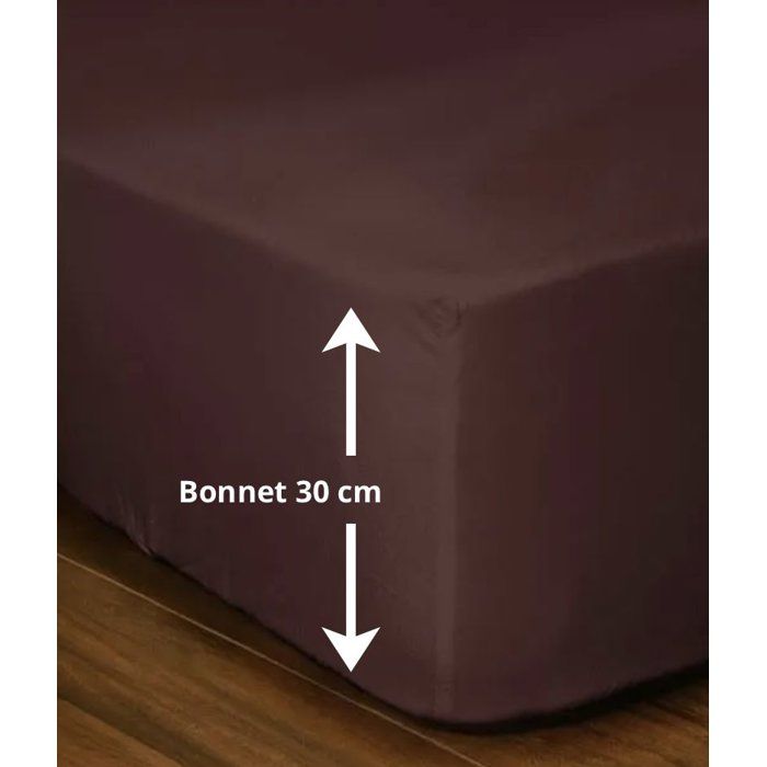 Lovely Home Drap-housse - LH71595 - 160x200+30 cm - vue 1