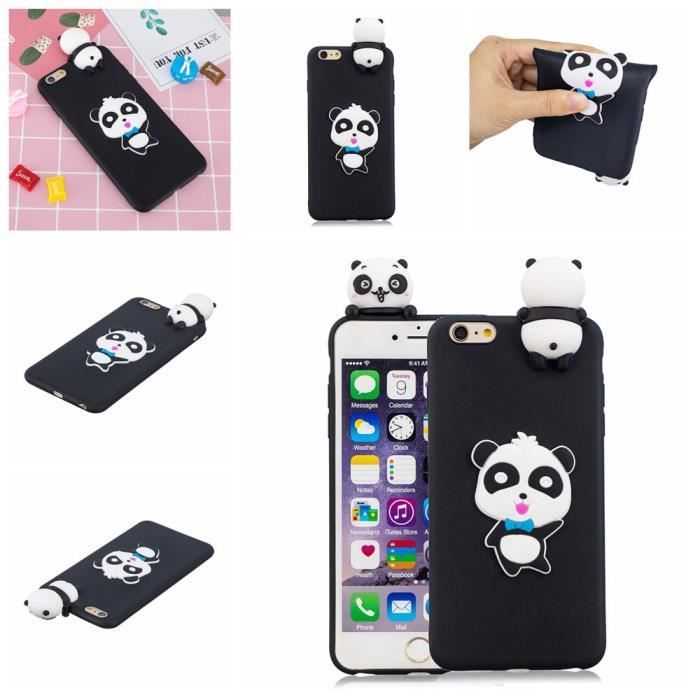 coque iphone 6 panda 3d